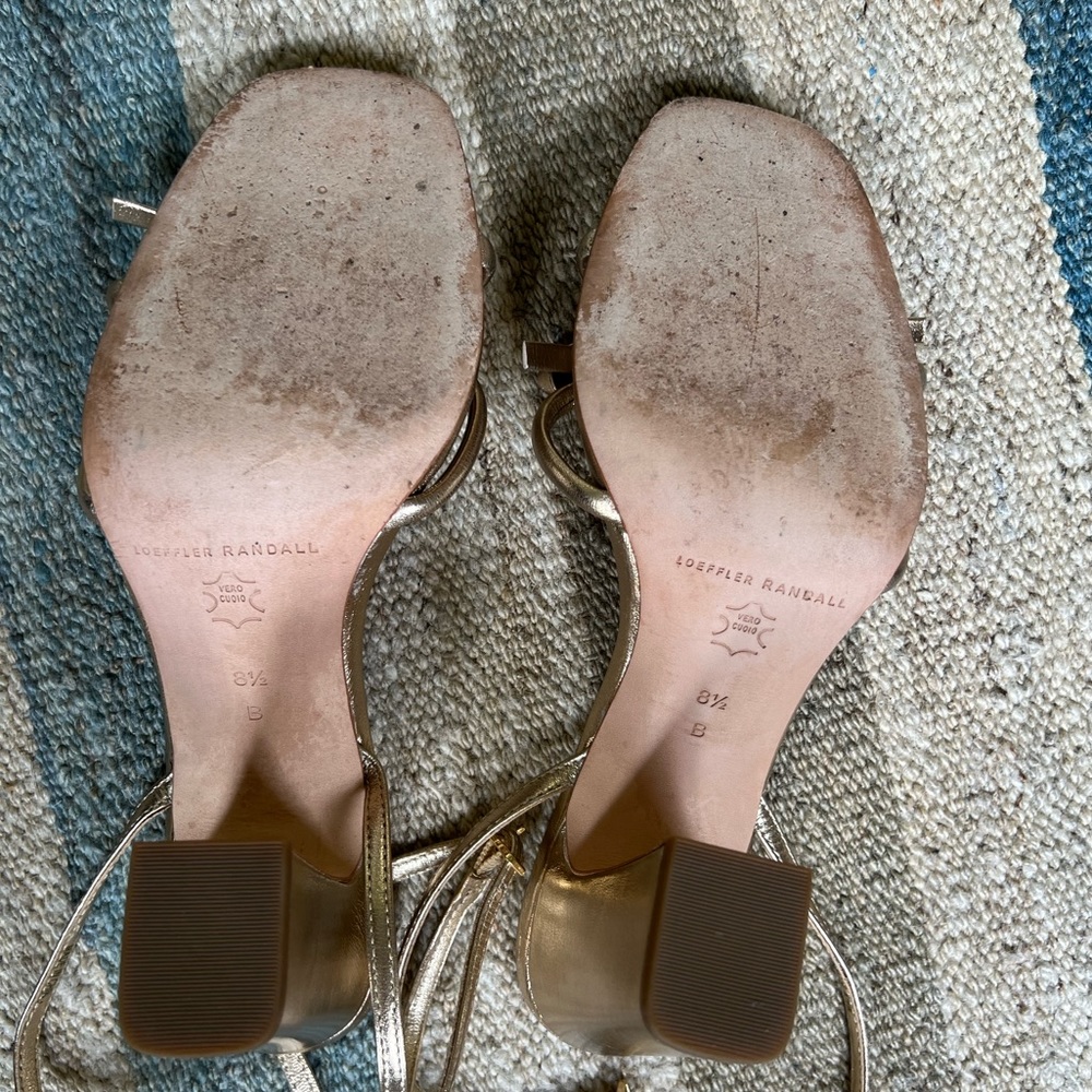 Loeffler Randall Maeve Bow Ankle Strap Block Heel Sandals - Picture 6 of 11